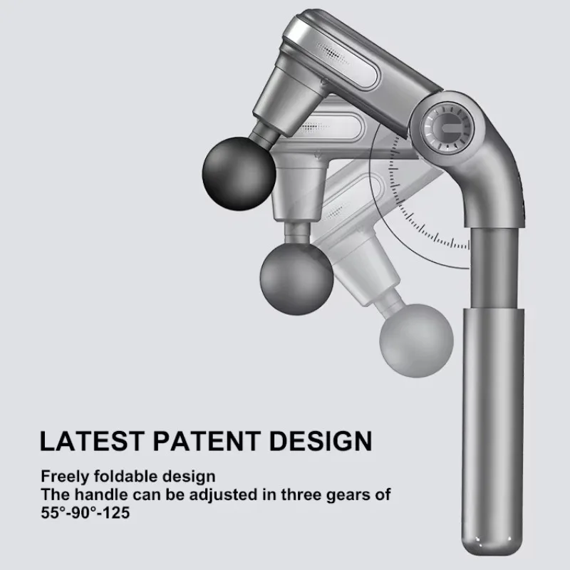 أحدث مدلك قابل للطي لعام 2025 لاسترخاء عضلات الجسم بالكامل مدلك محمول لاسلكي مطرقة تدليك مطورة #3