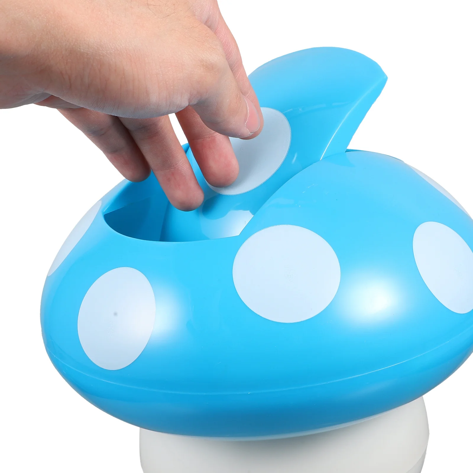 

Mushroom Shaped Trash Can Small Desktop Garbage Bin For Office Bedroom Tabletop Indoor Use With Lid Cute Wastebasket