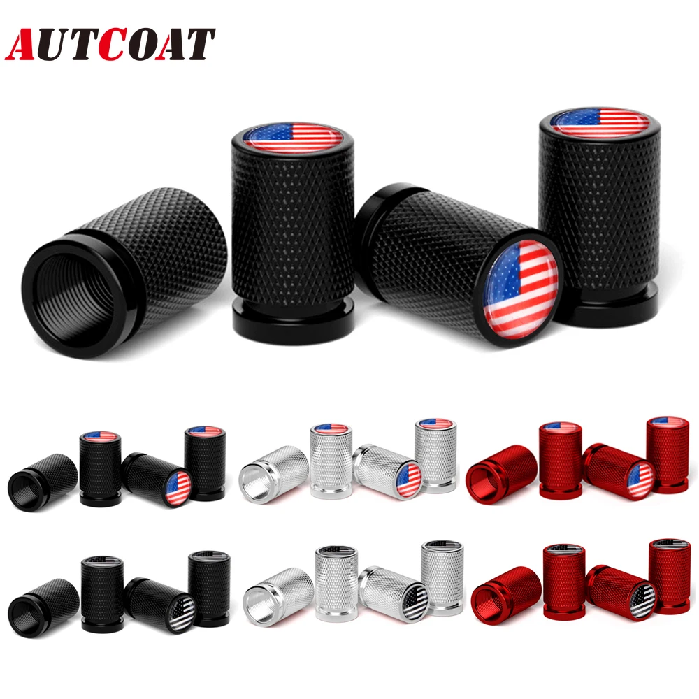 

4Pcs Car Tire Caps Valve Stem Caps-Black, Universal Tire Valve Stem Caps for Cars, SUVs, Bike and Bicycle, Trucks, Motorcycles