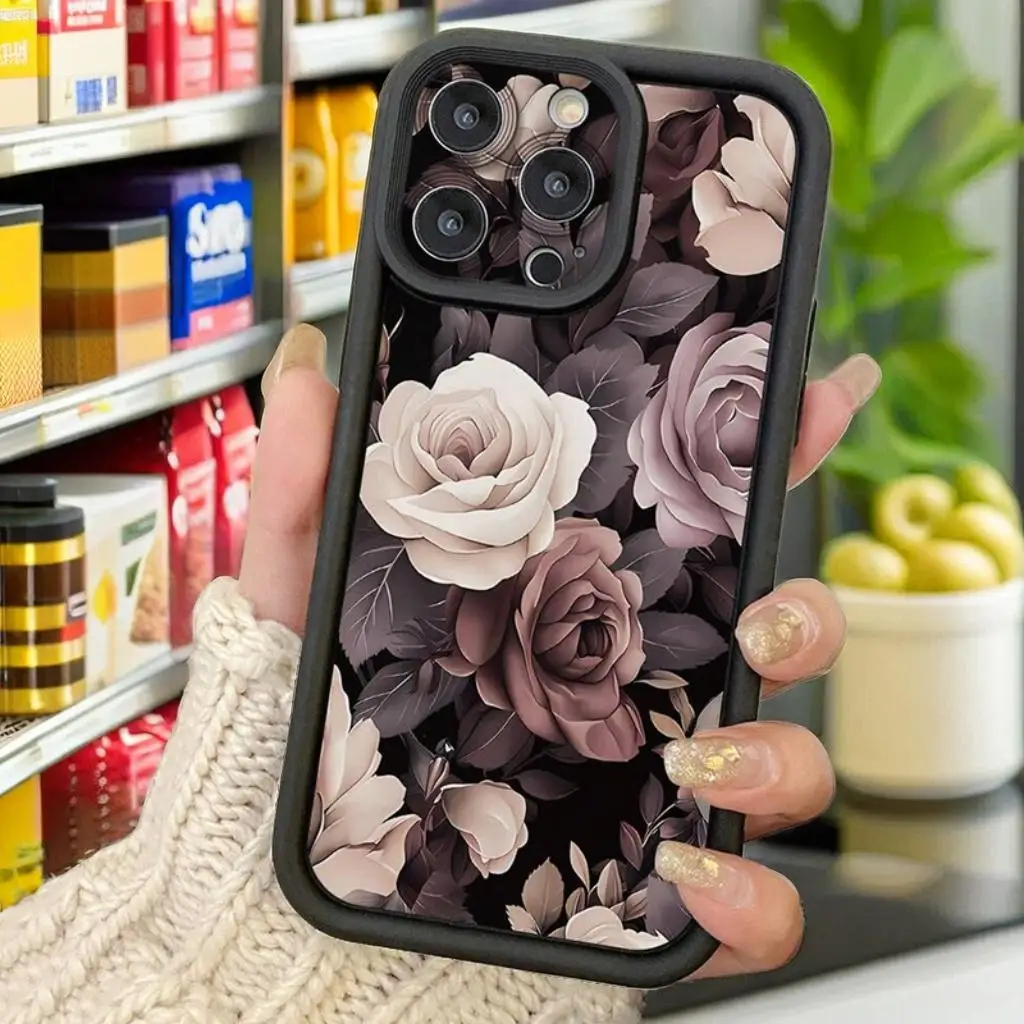 

Case For iPhone 16 Oil Floral Painting Summer Daisy Pattern Phone Cases iPhone 16 15 13 11 12 14 Pro Max 7 8 16 Plus SE2 Cover