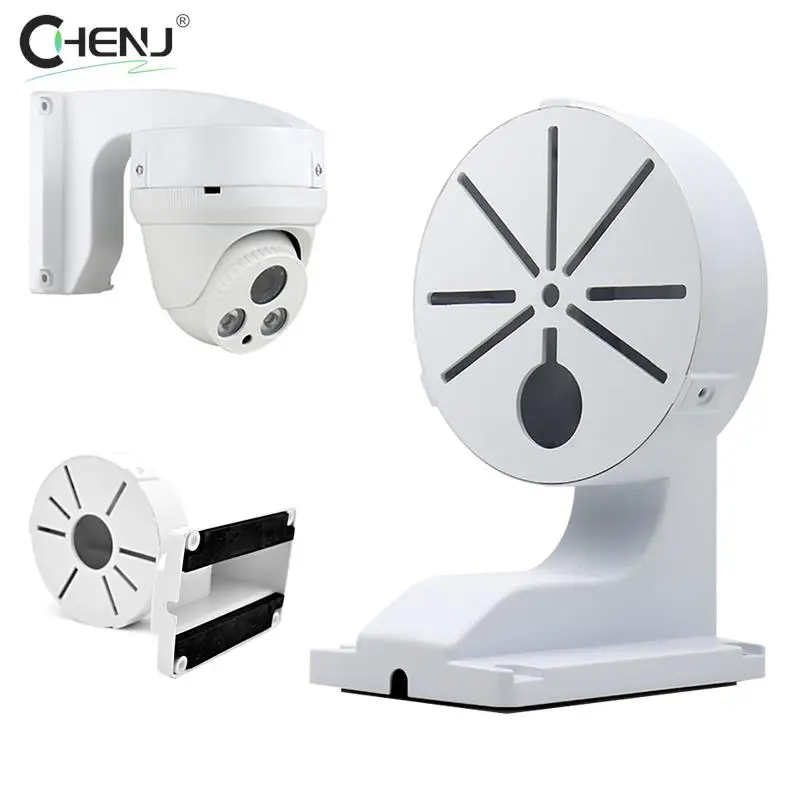 Home Office Dome Camera Bracket Surveillance CCTV Accessories Plastic L Type Durable Security Wall Mount Indoor Outdoor