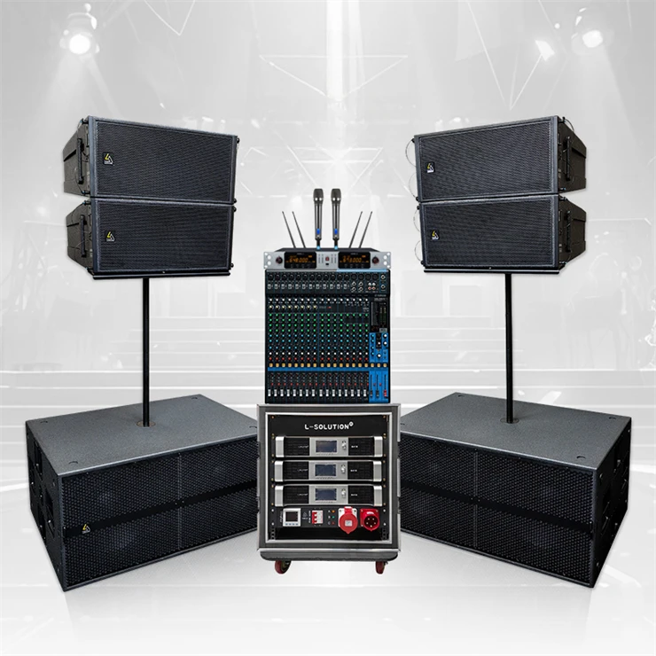 

HDL210&V218LAT 18 Inch 2000 Watts Line Powerful Array Bass Subwoofer Speakers Sound System Equipment/Amplifiers/Speaker