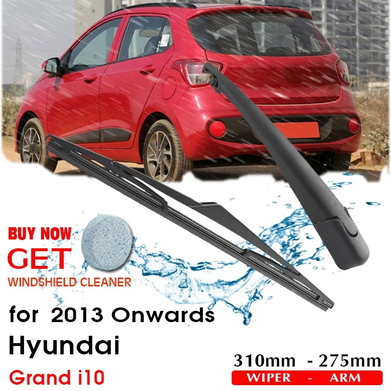 

Car Wiper Blade Rear Back Window Windscreen Windshield Wipers For Hyundai Grand i10 Hatchback 310mm 2013Onwards Auto Accessories