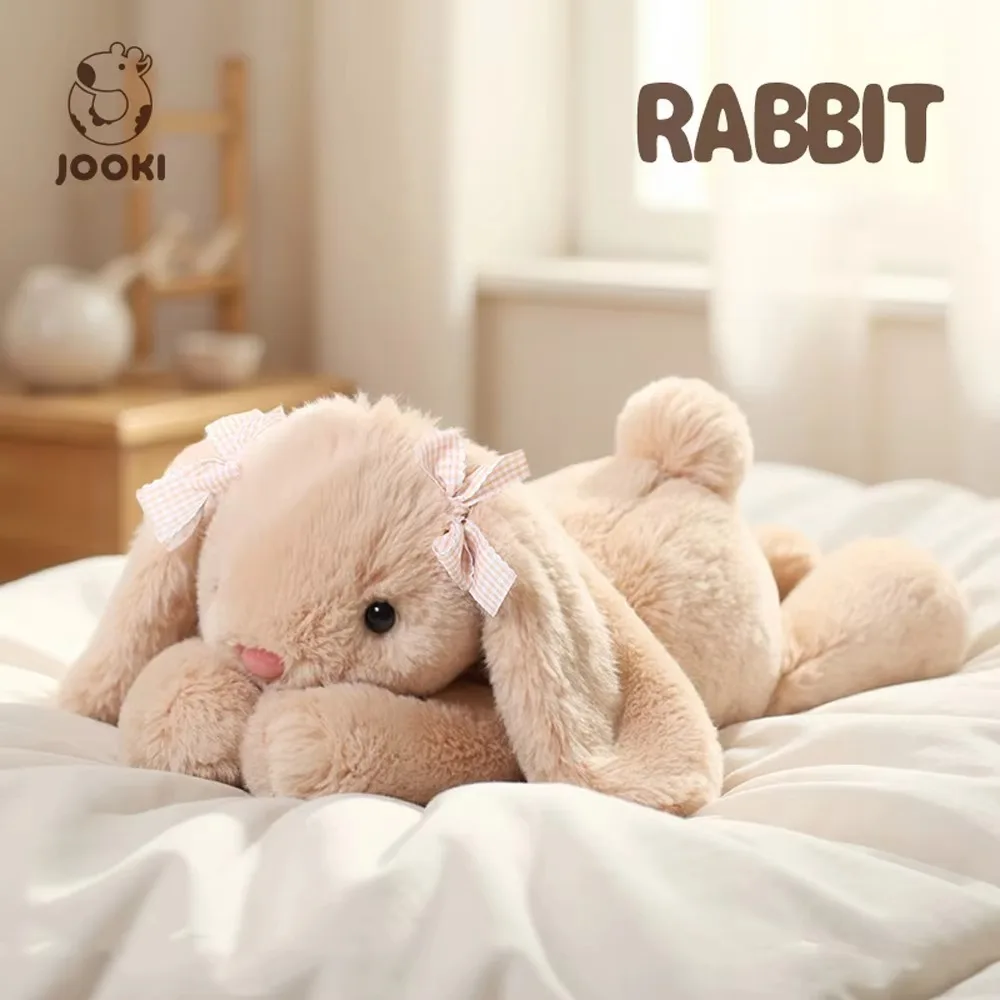 

New Cute Lop Jimny Rabbit Toy Soft Funny Long Ears Bunny Room Decor 's Sleeping Companion Girls Birthday Gift