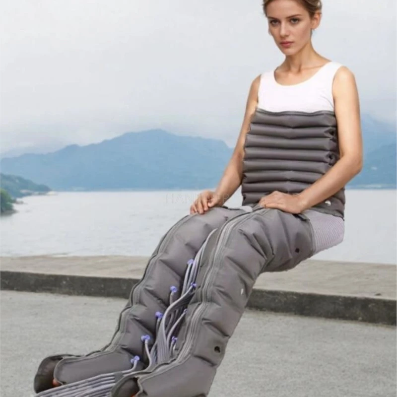 Air Wave Pressure Lymphatic Drainage Vacuum Therapy Pressotherapy Machine Muscle Relax Leg Waist Body Massage Air Compression