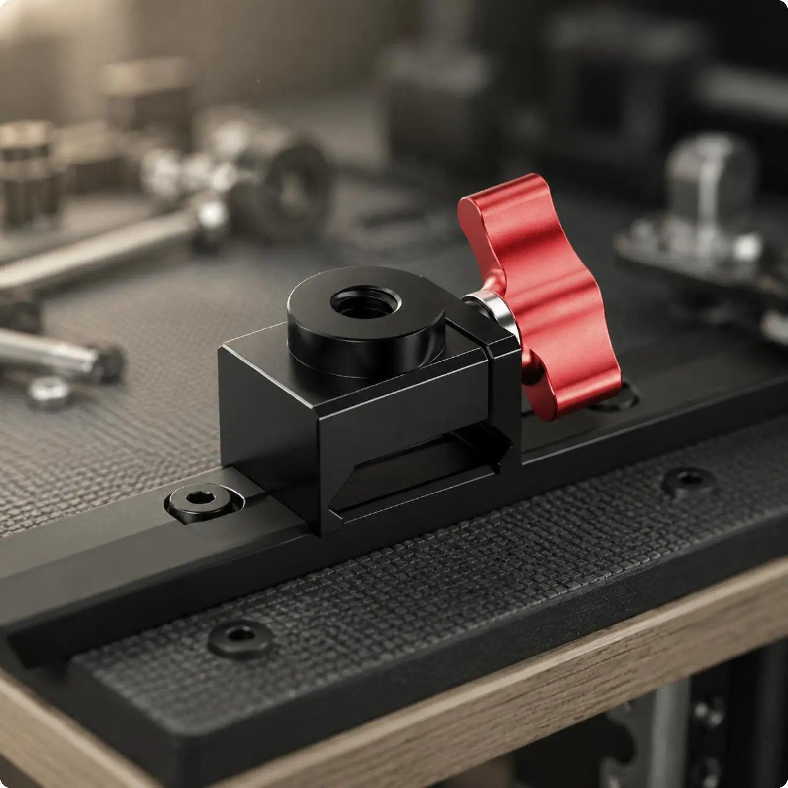 NATO Rail Clamp Aluminum Alloy NATO Rail Adapter Adjustable Handle for Gimbal