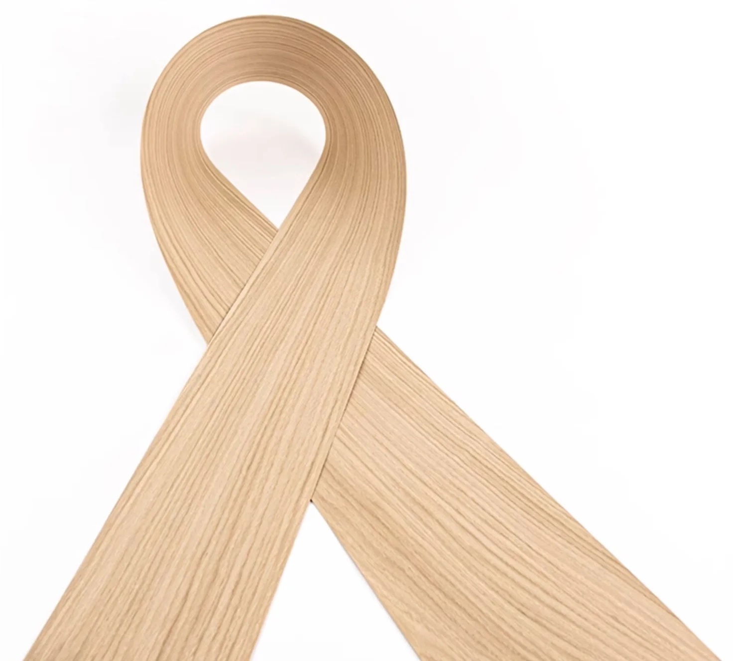 

Natural 0.5mm white oak wood veneer American white oak straight grain veneer L:2.5meters, W:150mm, T:0.5mm