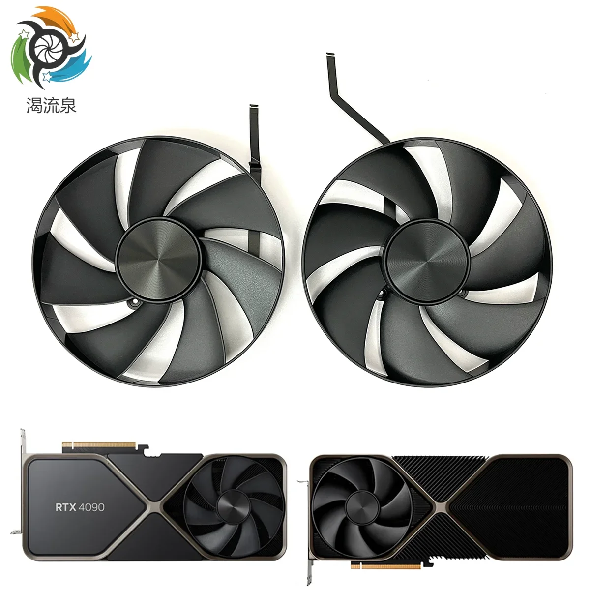 115MM AD4A31K04 AD4A31K05 RTX4090 Graphics Card Cooling Fan For NVIDIA GeForce RTX 4090 Founders Edition GPU Fan