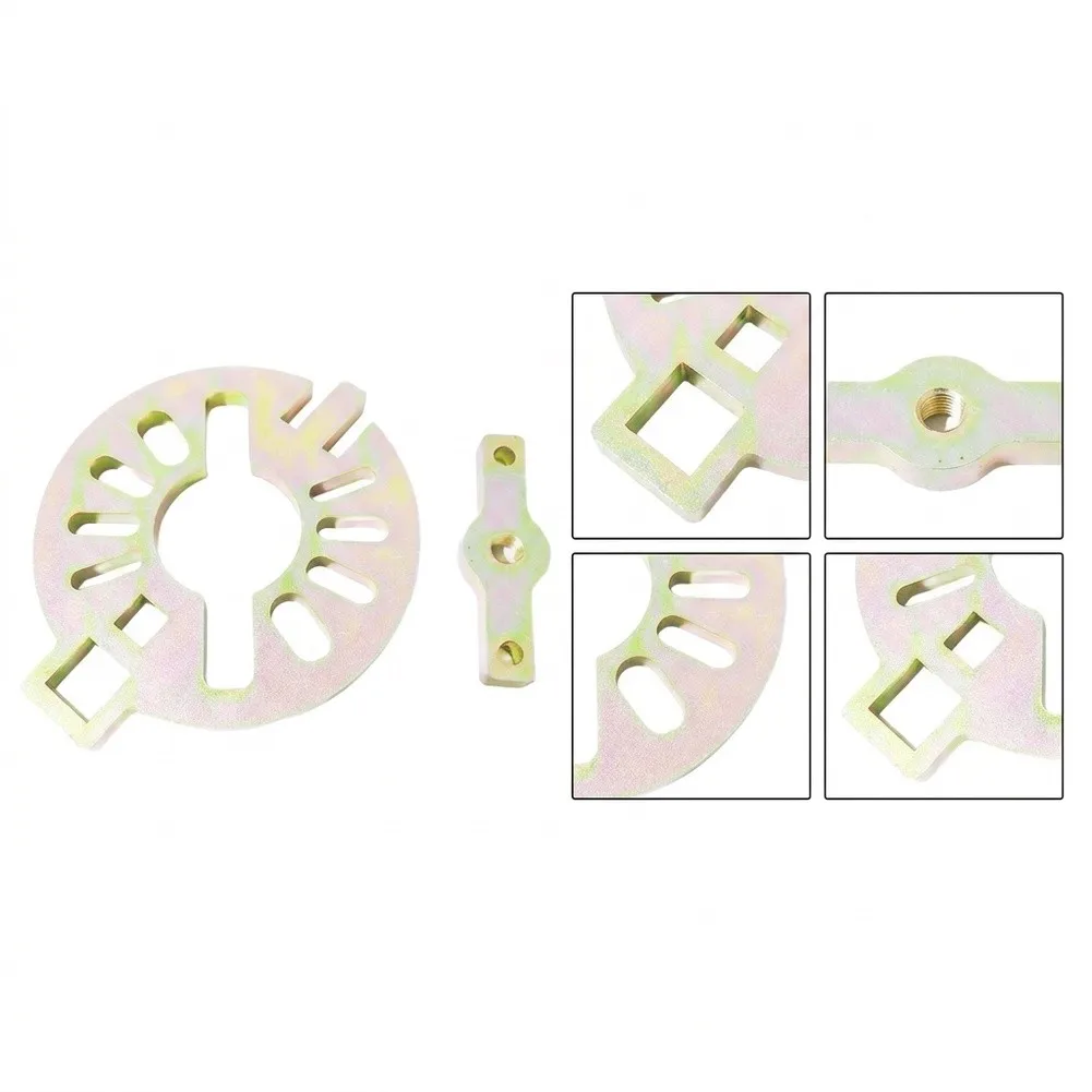 1 Set Flange Holding Tool Wrench Steel For Jeep Ring Rear End Axle Nut 8.8 40 Fixing Automotive Hand Tool