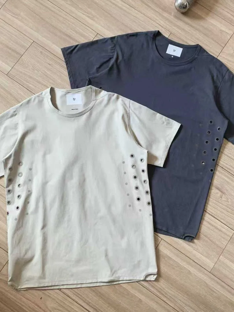Quick Dry round Neck Hole Punching Outdoor Hiking Short Sleeve Unisex Couple Summer New Series 0 2026 Polyester Fiber T-Shirt