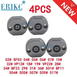 4PC Control Valve Plate 02# 04# 05# 06# 07# 10# 18# 19# 29# CR Injector Valve Orifice Plate 31# 32# 36# for  Injectors