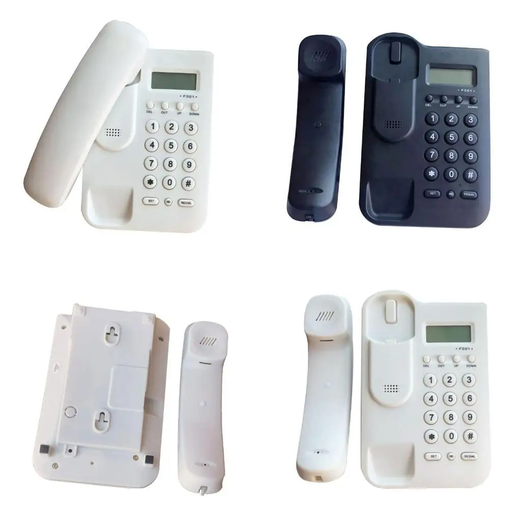 652F Traditional Corded Telephone with LCD Display Stable and Clear Call Quality, Perfect for Home or Office Easy Managements