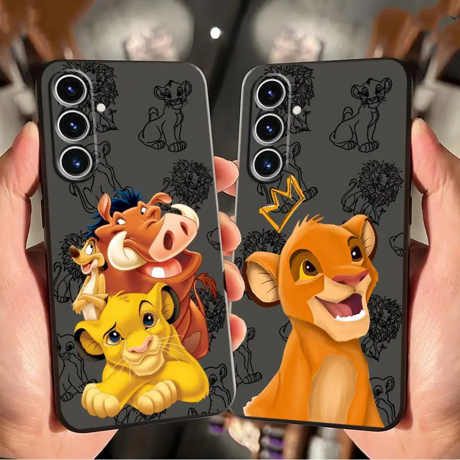 

Мягкий чехол для телефона Disney Cute Lion King для Samsung Galaxy S24 Plus S25+ S24+ S25 Ultra S9 S21 S20 S22 S23 FE