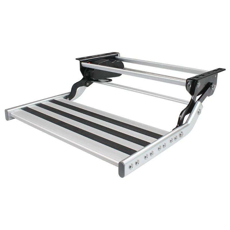 

Motorhome Accessories 528mm Motorhome Electric Step Single Drop Down Step with Light Emitting Diode Light Non-slip
