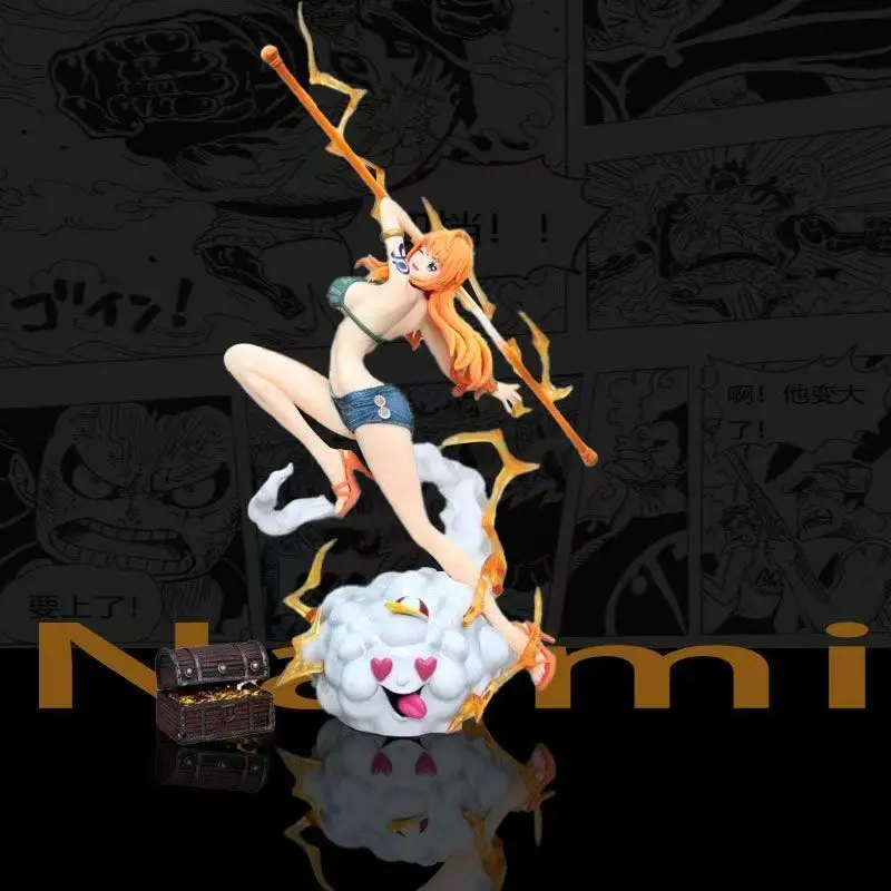 30 cm One Piece Anime Figur Nami Hot Girl Actionfigur Hentai PVC Statue Modell Zimmer Sammlung Dekoration Spielzeug Ornamente Geschenk
