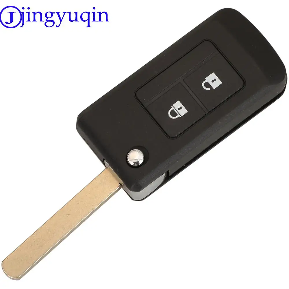 jingyuqin 2 Buttons Replacement Modified Key Shell Case Fob fit for Subaru Forester Legacy Impreza Outback 2000 2001 2002