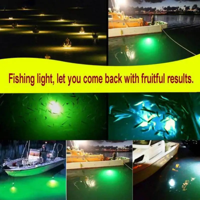 LED Mini Deep Sea Underwater Tackle Fishing Squid Fish Lure Drop Light Flashing Lamp Waterproof Fishing Night Lights River Lake