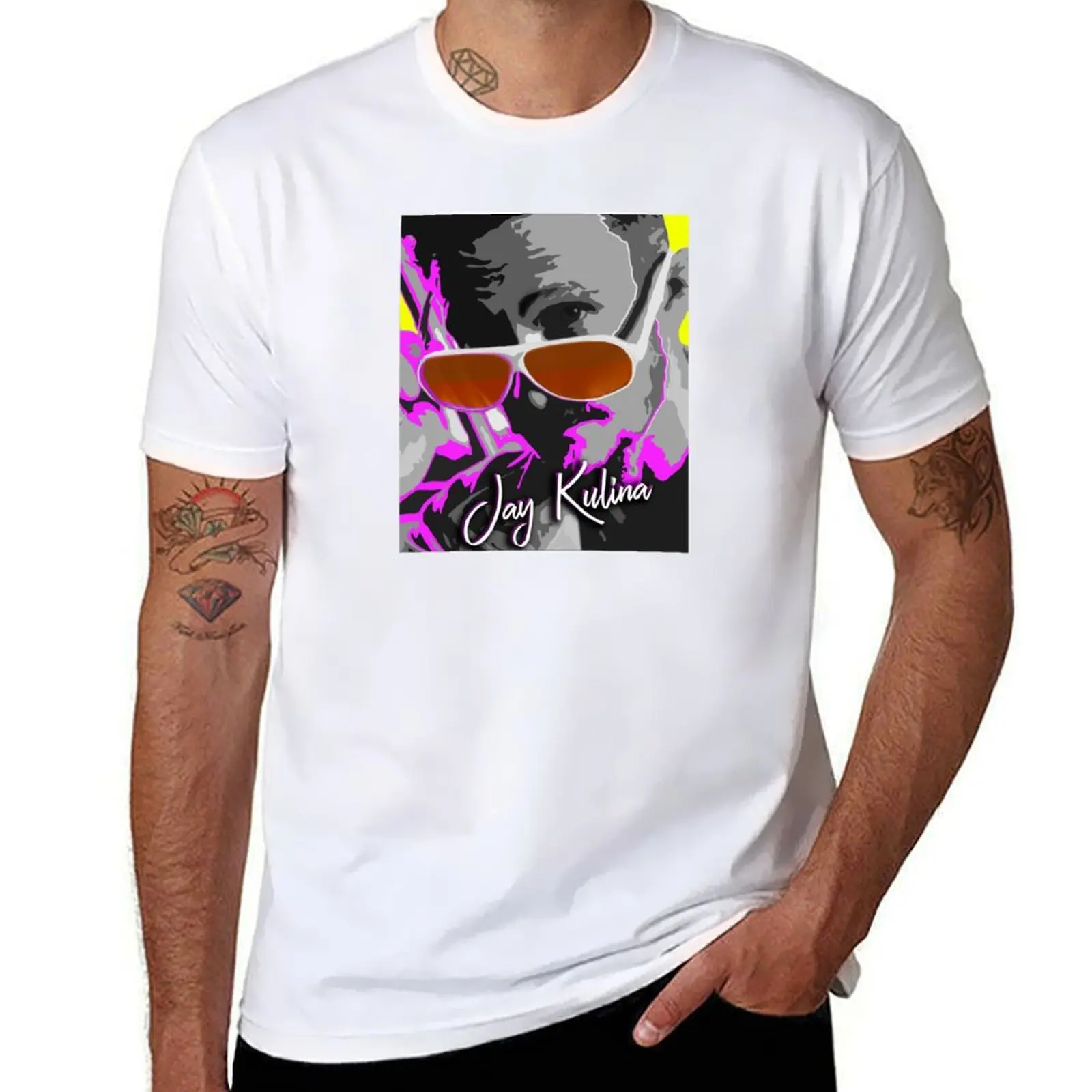 

Jay Kulina from Kingdom T-Shirt man t shirts high quality luxury brand cotton tshirt 100% T-Shirt