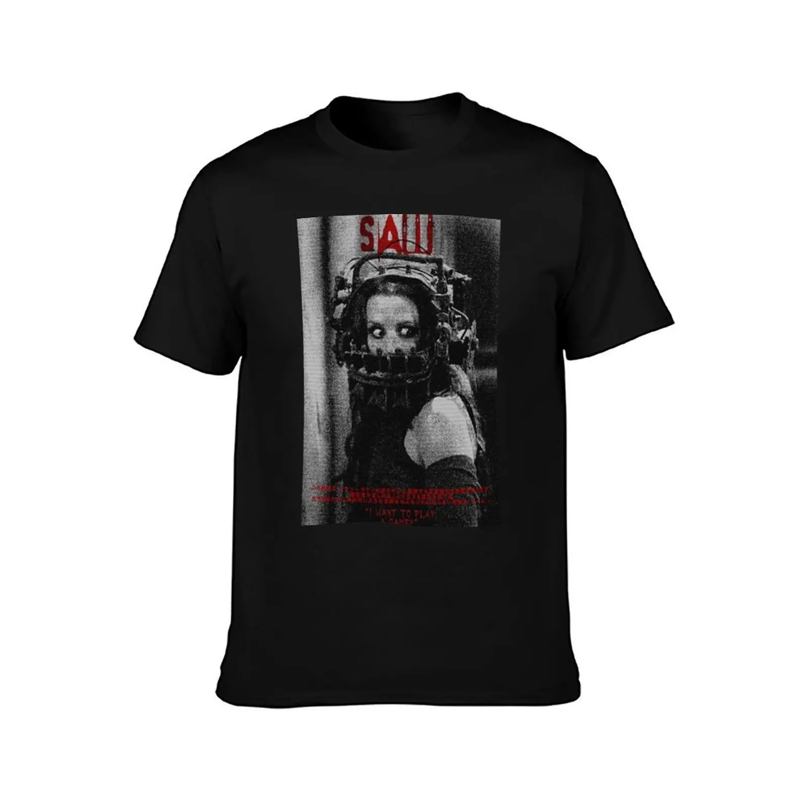 Amanda Young poster T-Shirt, Summer Casual Cotton Tee, Oversized Streetwear Tops, Vintage Graphic Print, Loose Fit Short Sleeve