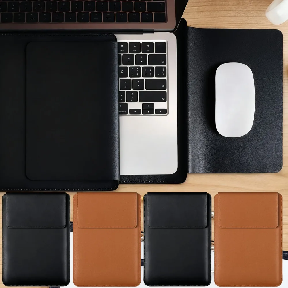 

Кожаная внутренняя сумка для ноутбука 14/16 дюймов для Apple Macbook Air Pro 13 M1 M2 Сумки для ноутбука ASUS 13,3 14 15 15,6 16 Чехлы