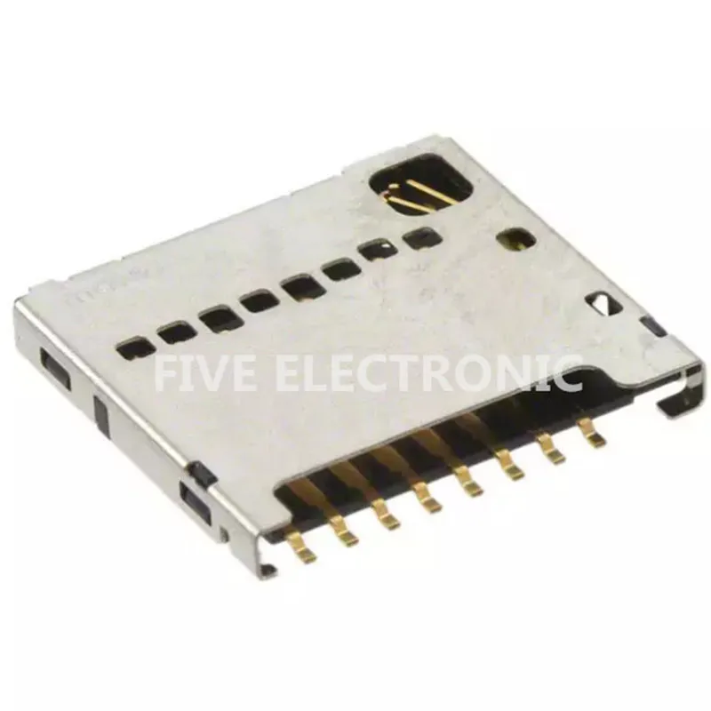 Conn Micro SD Card Connector, PUSH-Pcorde L R/A, Secure Digital-MicroSD 104031, 0811-1040310811, 10Pcs, Lot