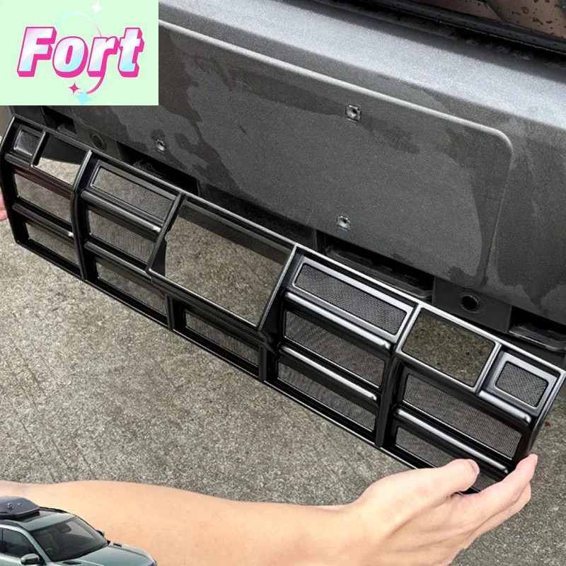 New For BYD Equation Leopard 3/Titanium 3/Super 3 2025 + Car Style Front Bumper Racing Grills Insect Proof Net Water Tank Dust C