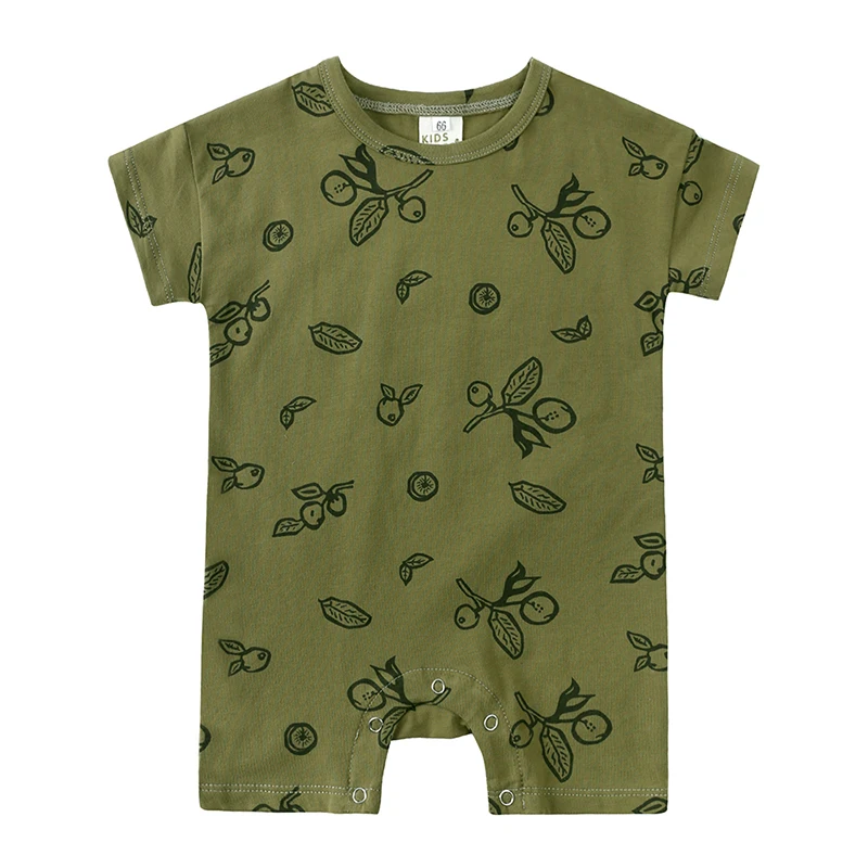 Baby Junge Mädchen Strampler Neugeborene Artikel Kleinkind Overalls Babys Nette Gedruckt Kleidung 0-2Y Sommer Onesie Baumwolle Baby Kleidung – Detail 2