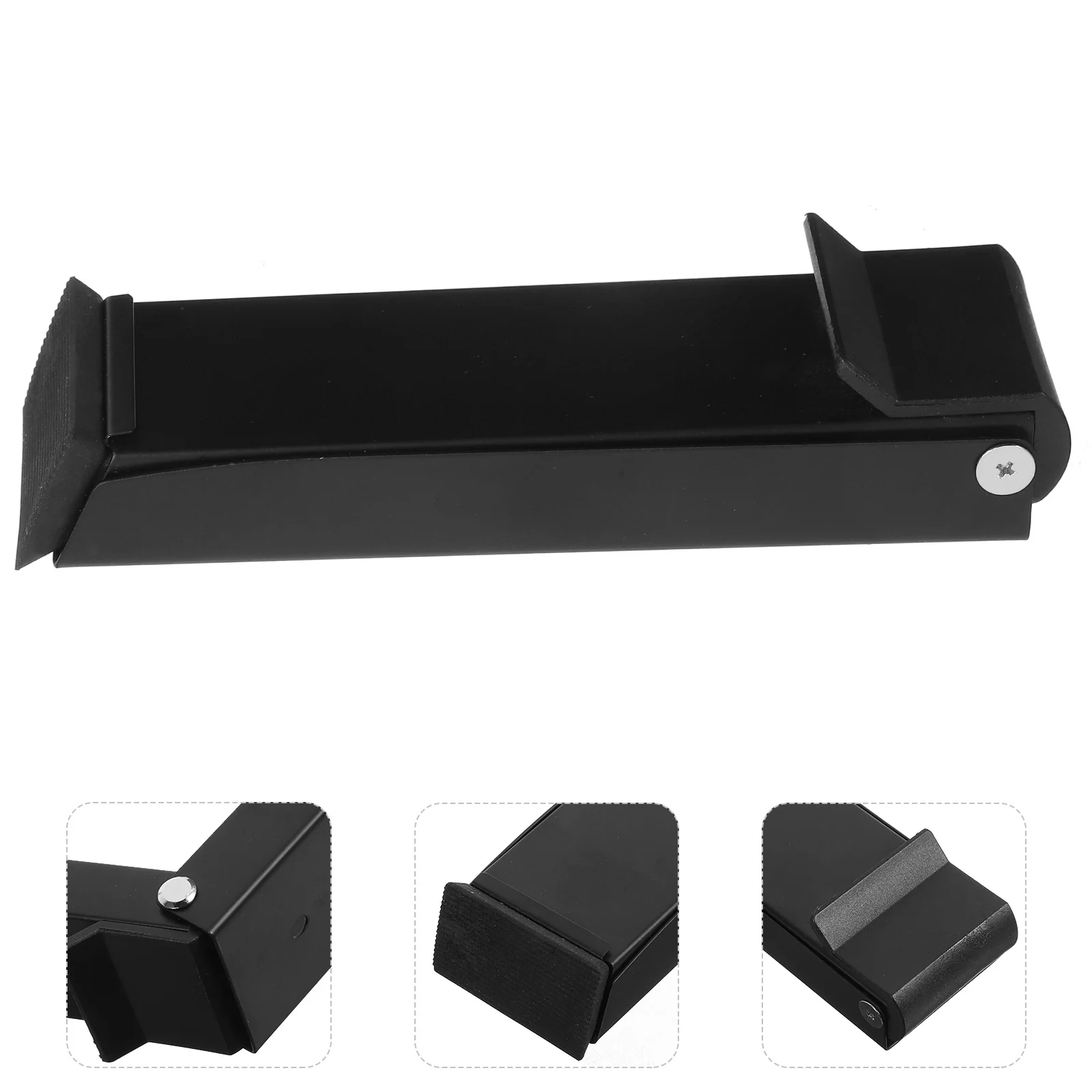 

Door Top Stopper Foldable Kick Down Heavy Duty Stainless Steel Door Hold Open Stops for Bottom Floor Wall Protector Barn Track