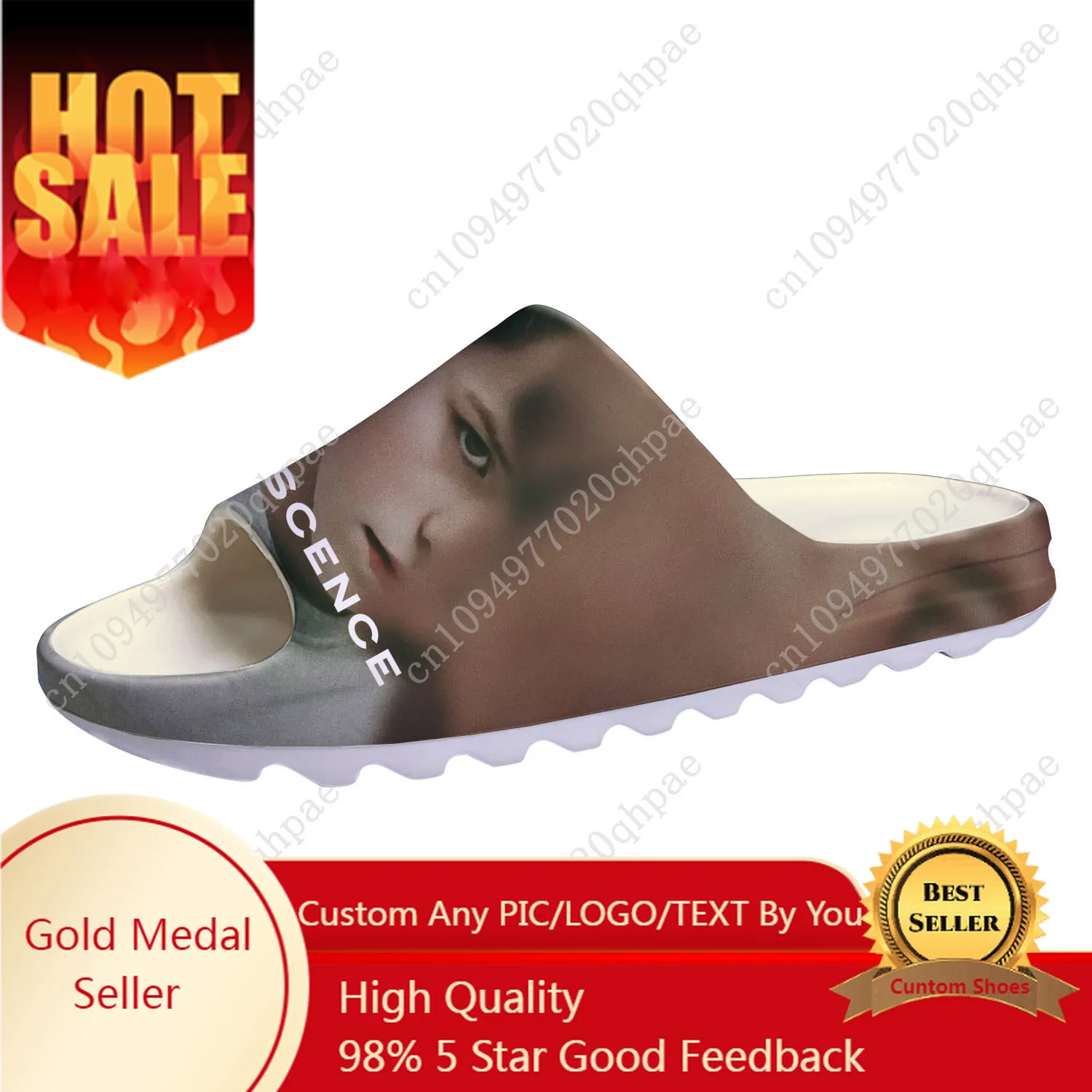 

Adolescence Custom Made Soft Sole Sllipers Home Clogs Step On Water Shoes Mens Womens Teenager Bathroom Beach Step In Slliper