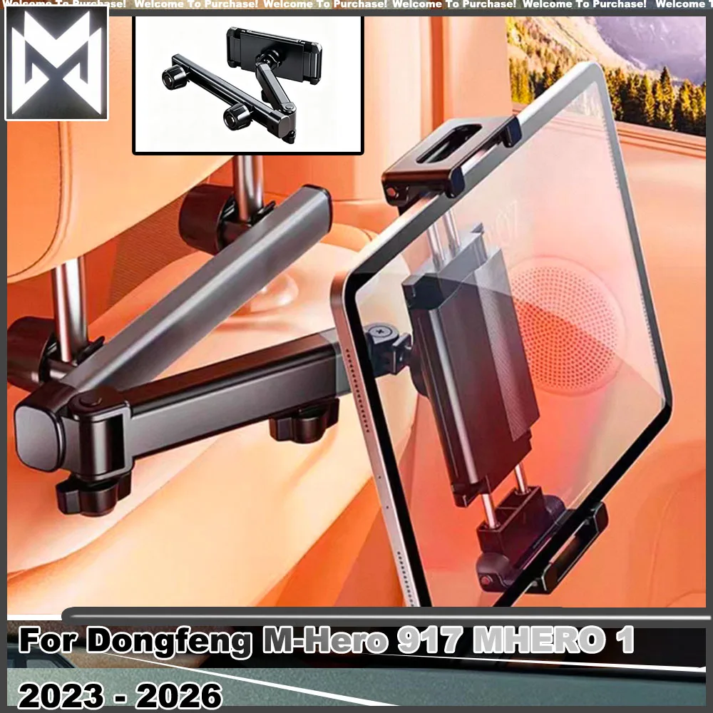 support-de-tablette-et-telephone-pour-appuie-tete-rotatif-a-360°-pliable-pour-telephone-et-tablette-de-47-a-129-pouces-pour-dongfeng-m-hero-917-mhero-1-2023-2026