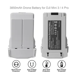 Batería para Dron Plus para DJI Mini 4 Pro / Mini 3 Pro 3850mAh-7,38 V, accesorios para Dron, reemplazo de batería Lipo 2S de vuelo inteligente