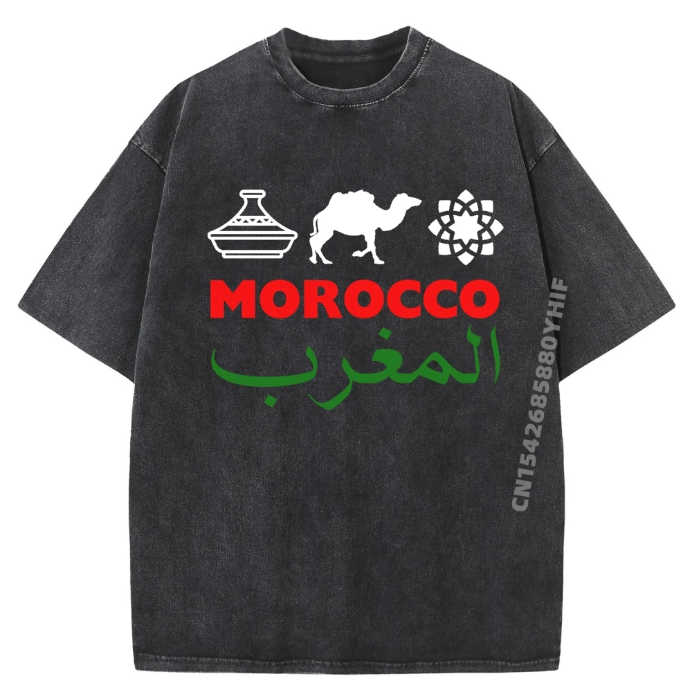 

Funny Morocco Design Traditions Of Morocco Love Graphic T Shirts Mens Oversized Washed T Shirt Casual Style