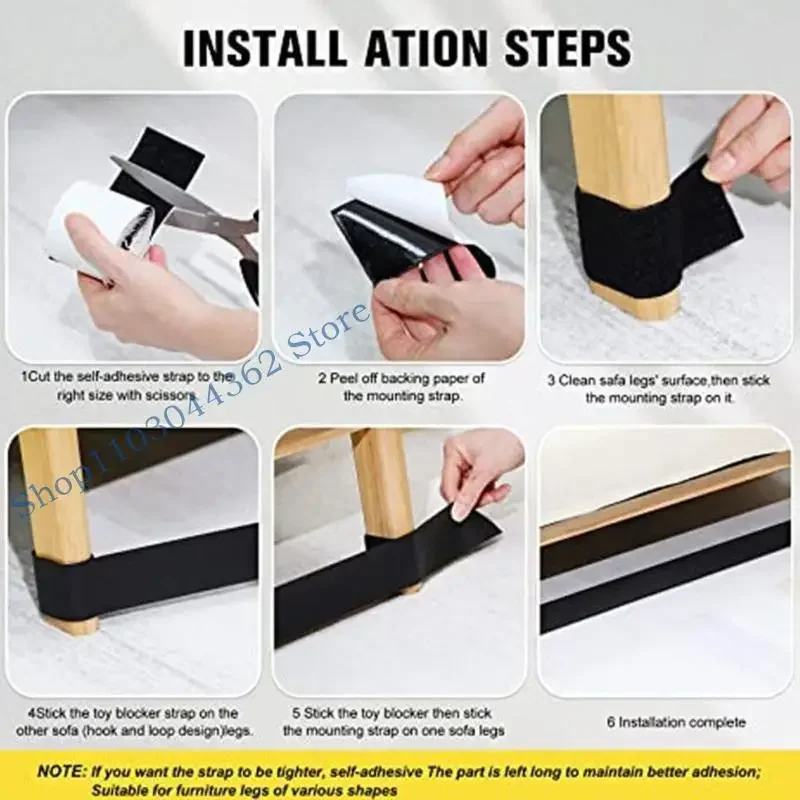 

Защитное ограждение для мебели из ПВХ, регулируемая защита для остановки домашних животных под кроватью, пылезащитный барьер для