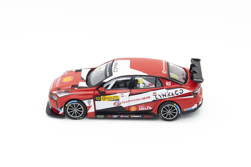 XCarToys 1:64 Teamwork Lynk & Co Racing No.12-TCR China 2023 / No.9-TCR Asia 2022 Diecast Model Car