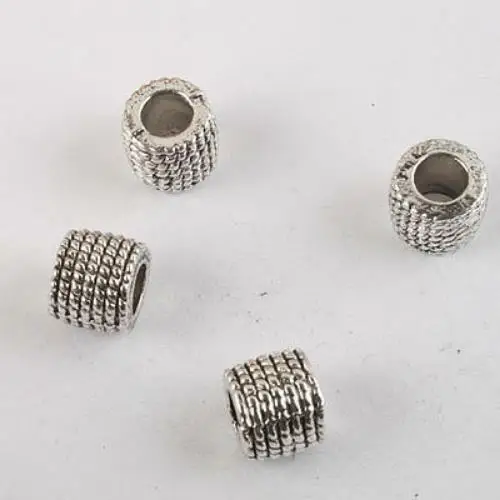 20pcs 7.3mm hole:4.7mm columniform bead 8271