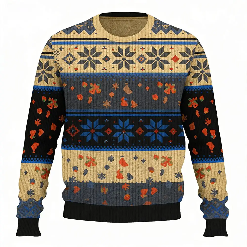 Funny Ugly Christmas Sweater DIY Face Family Portrait Custom Photo 3D Printed Pullover Personalized Christmas Gift Unisex Jersey - Image 4