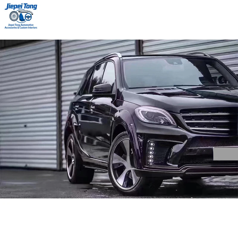 Suitable for Mercedes-Benz ML W166 ML320 ML350 modification with WALD wide-body kit, including front , rear bumper, and wh