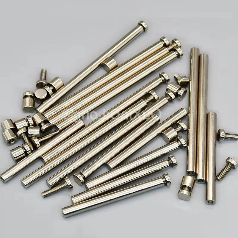 Brand New 200PCS Solid Advertising Nails Barrel Screws Acrylic Billboard Clip Nail Photo Frame Signage Nails Glass Standoff Pins