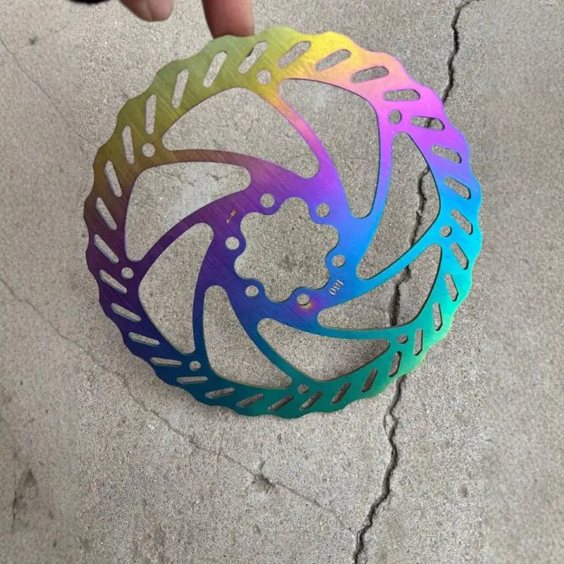 Bicycle Hydraulic Disc Brake Rotor 160mm Oil Slick with Bolts Suitable for  MT200 Mountain