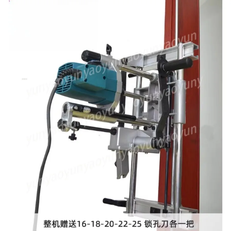 

Инструмент для вырезания отверстий под замки в деревянных дверях, портативный станок для врезки замков в массивные деревянные двери, машина для пробивки отверстий под замки
