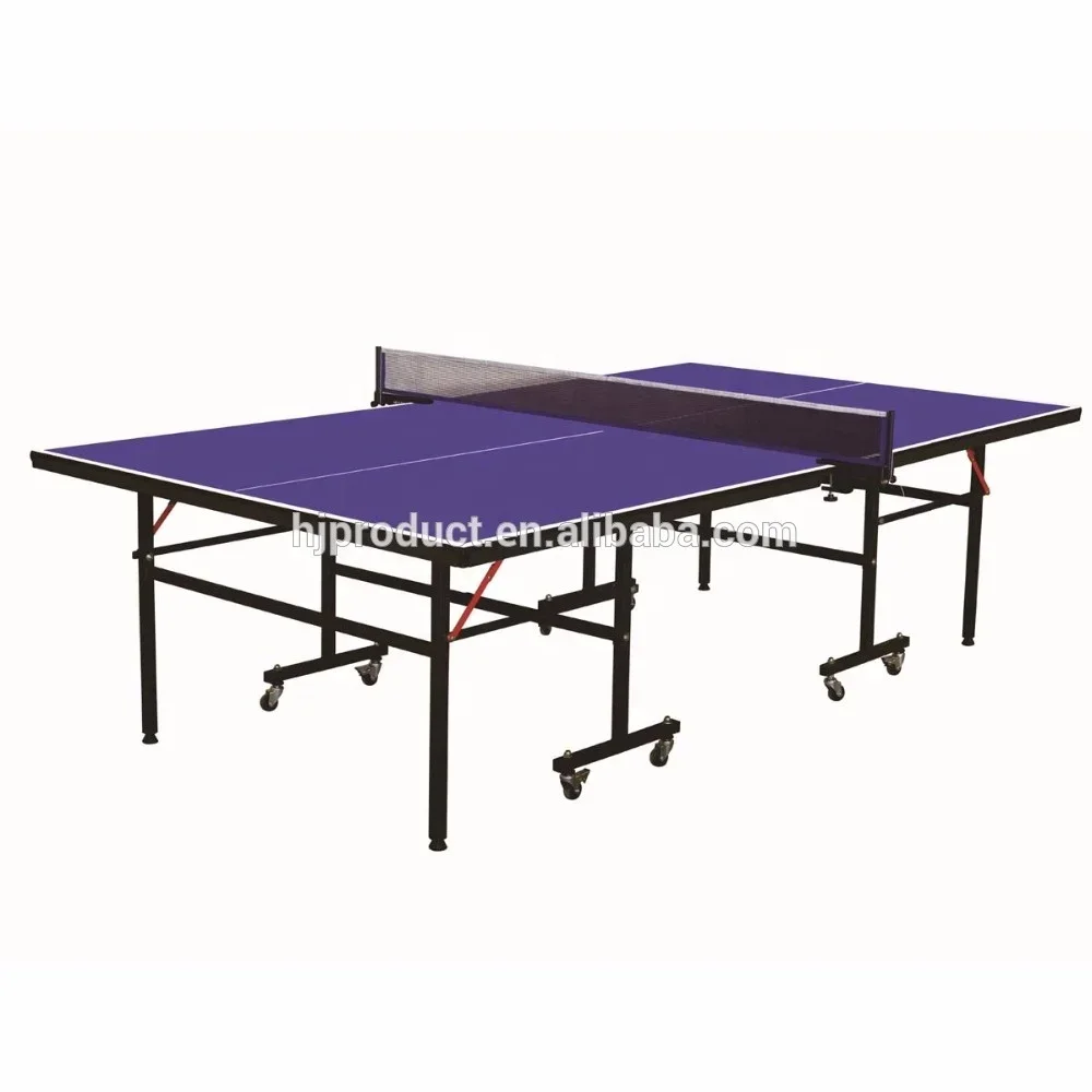 Full Set Moveable Wheels Ping Pong Table Folding Table Tennis Table for Indoor Sport