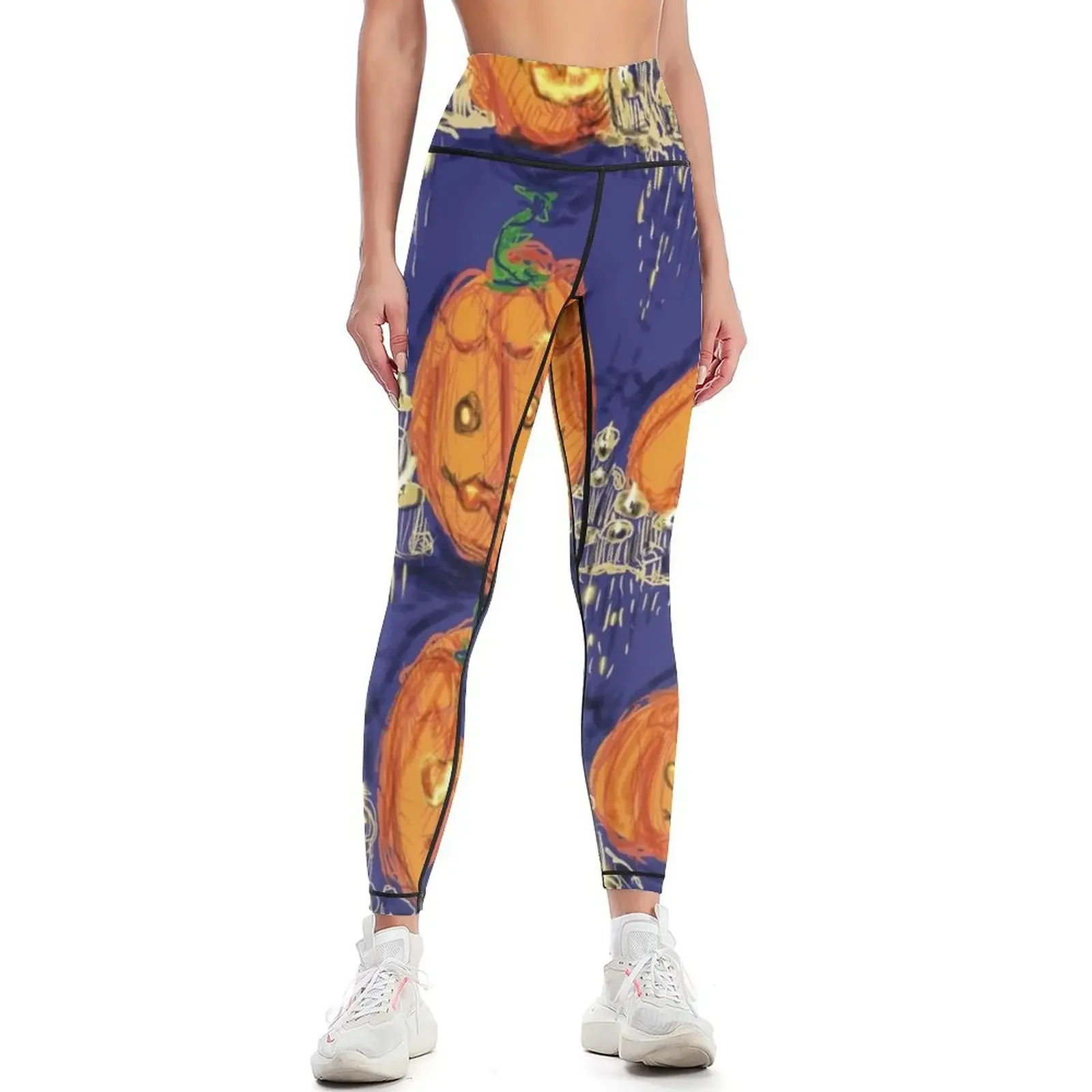 

Halloween pumpkins Leggings sport legging high waist active wear leggins push up woman Womens Leggings