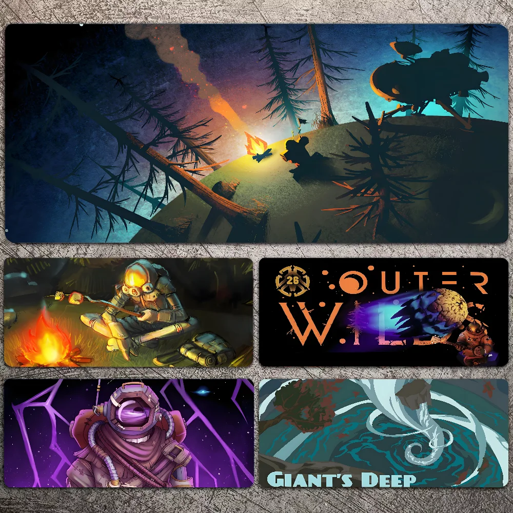 

Game Outer Wilds Mousepad Mouse Pad Laptop Gaming Accessories Mousepad Large Desk Mat Computer Gamer Keyboard Rug Carpet