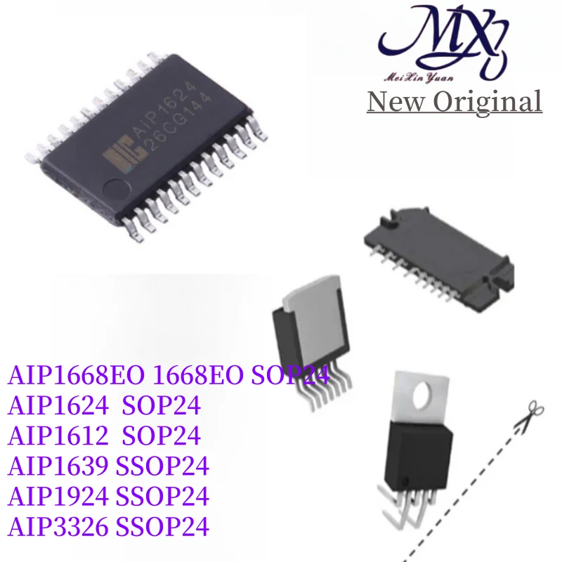 MXY 10Pcs AIP1668EO 1668EO AIP1624  AIP1612 SOP24 AIP1639 AIP1924 AIP3326 SSOP24 IC Chipset In Stock Wholesale