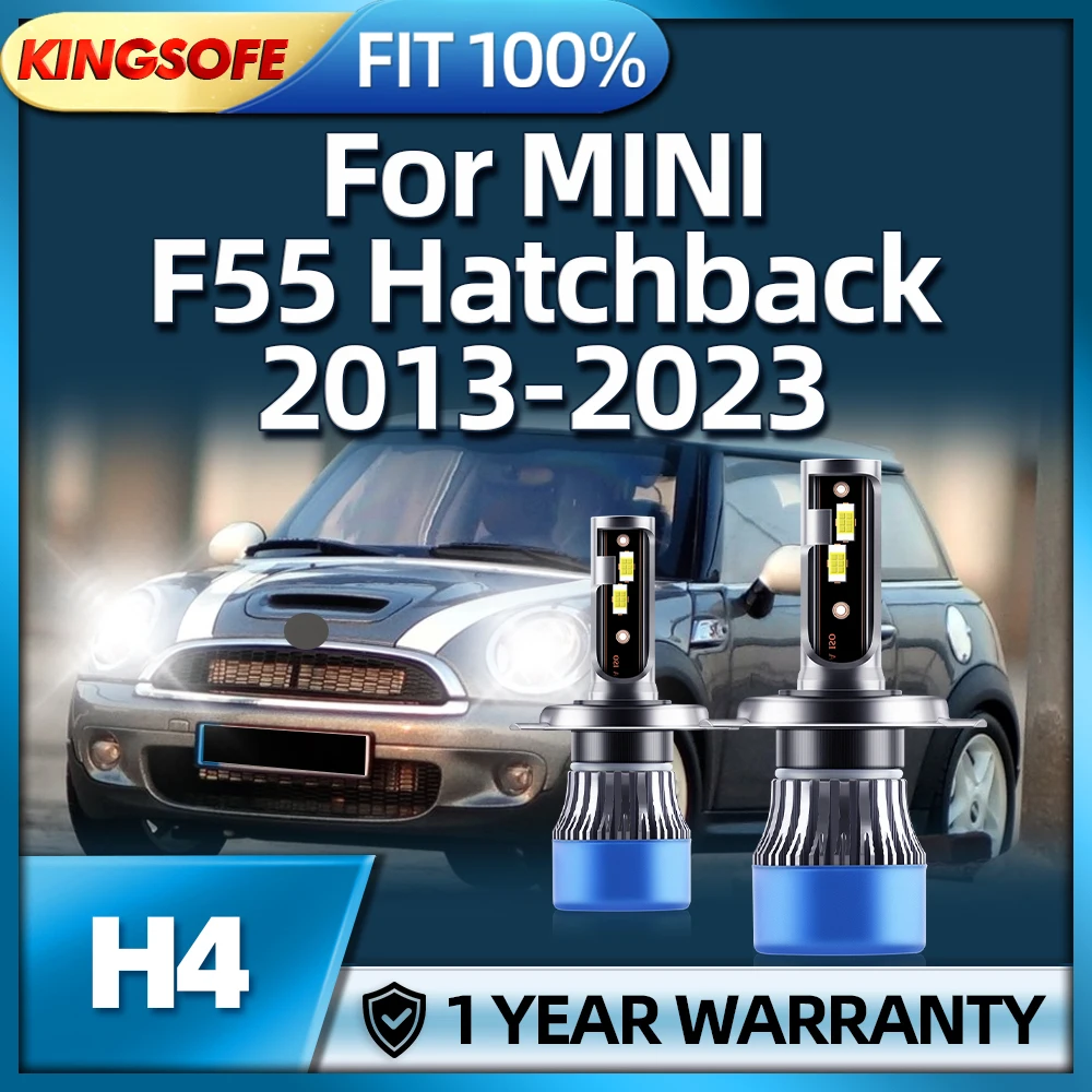 

160W H4 LED Car Headlight High Power 6000K White For MINI F55 Hatchback 2013 2014 2015 2016 2017 2018 2019 2020 2021 2022 2023