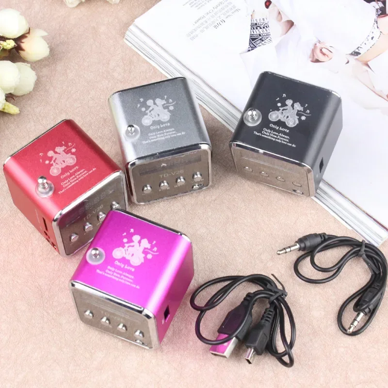 

Rechargeable Portable radio portable mini radio Mini High Bluetooth Portable Voice Suitable for computer cell phone music