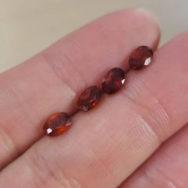 

4mm*6mm Natural Fanta Garnet Loose Garnet