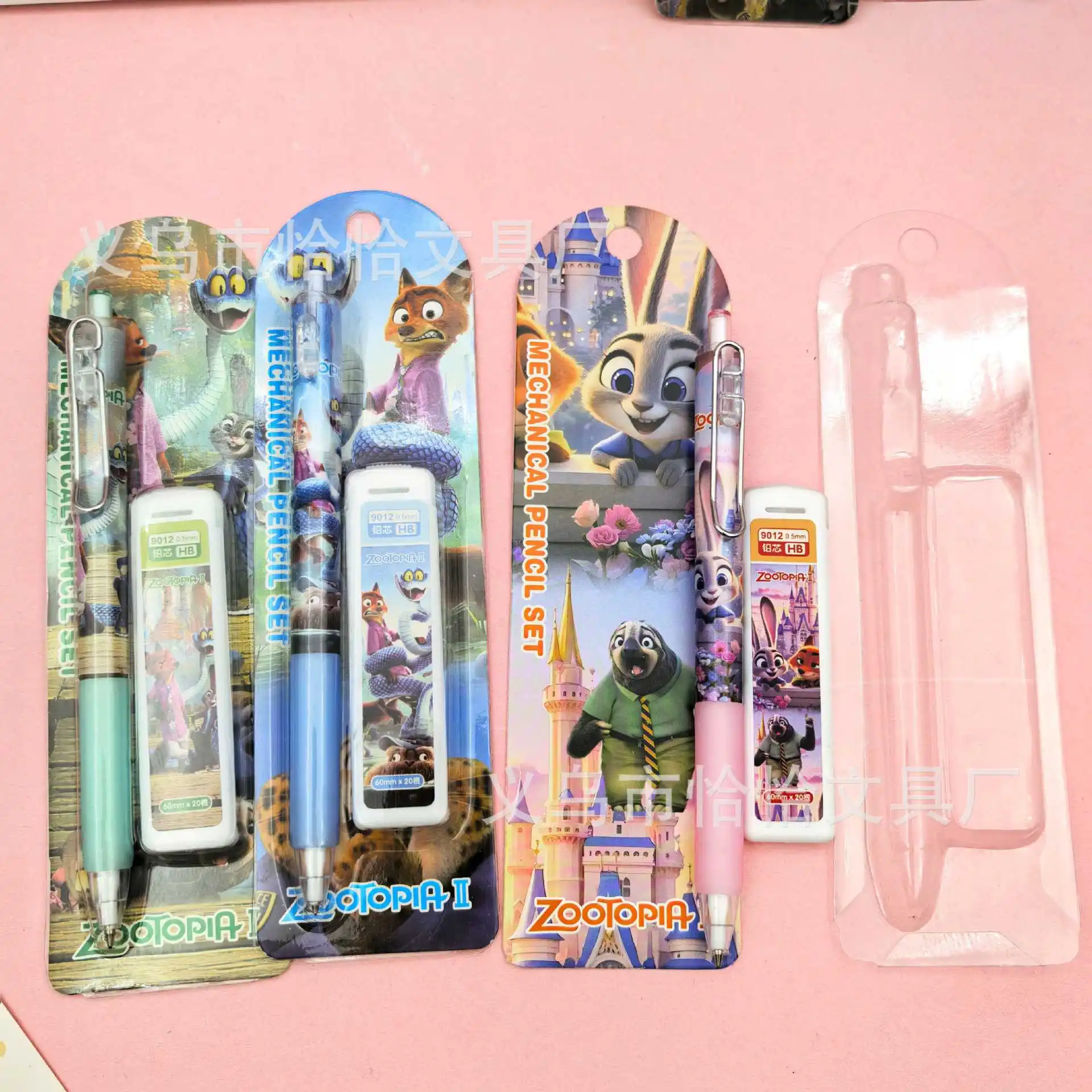 1/4/6pcsfor Zootopia مجموعة أقلام رصاص أوتوماتيكية الكرتون مع قلم رصاص الملء الحرة قطع الصحافة قلم رصاص نشاط الطالب الرصاص #3