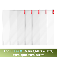 3D Printer Accessory 5pcs 6.66inch Screen Protector  Film for Elegoo Mars 4,Mars 4 Ultra,Mars 3pro,Mars 5/ultra LCD 3D Printer