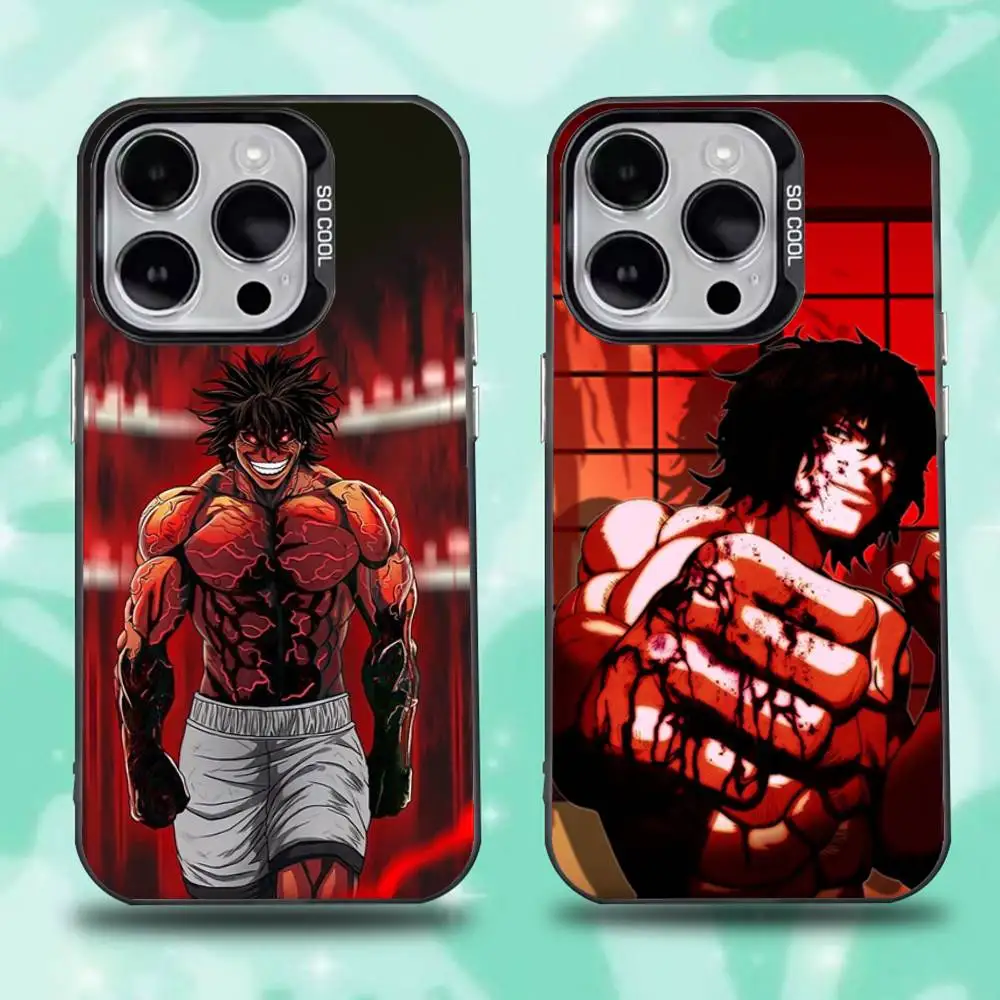 

Kengan Ashura Phone Case For iPhone 16,15,14,13,12,11,Mini,Pro,E,SE4,XS,MAX Black Candy Matte Cover